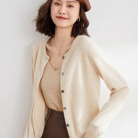 Sweater Button Up Mink Regular Fit Womens