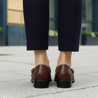 Zapatos de mujer con correa, cierre de hebilla, suela acolchada