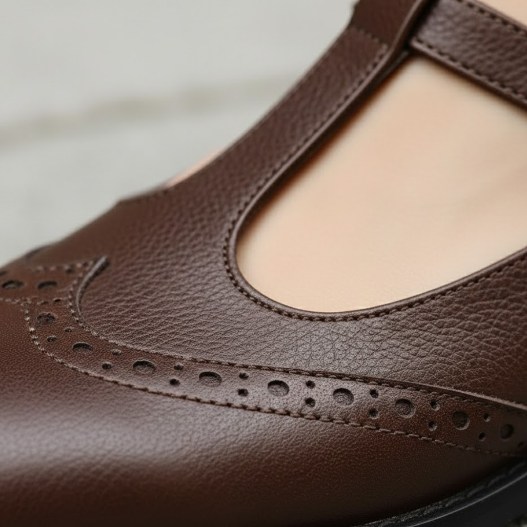 Zapatos de mujer con correa, cierre de hebilla, suela acolchada
