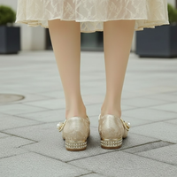 Chaussures à brides pour femmes Fermeture à boucle Semelle rembourrée