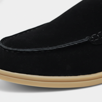 Mocassins à enfiler pour homme en daim synthétique orthopédique