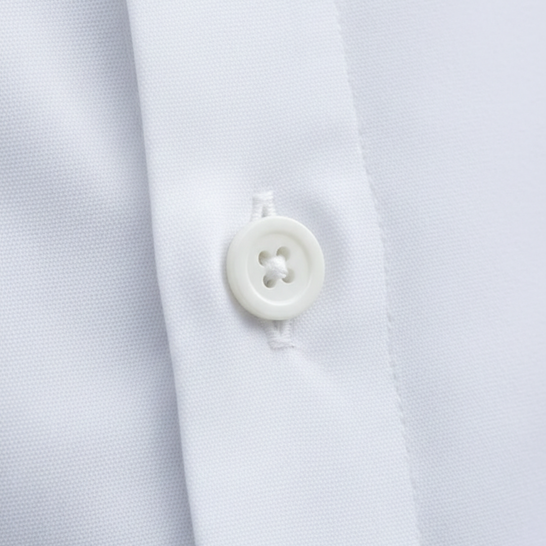 Camisa de botones manga larga ajuste elástico para hombre