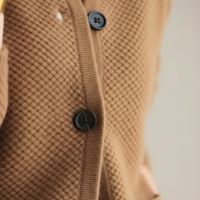 Cardigan à boutons en maille pour femme