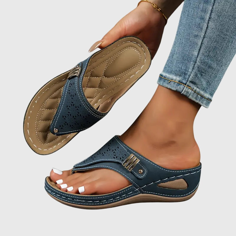 Sandalias ortopédicas para mujer con plantilla anatómica
