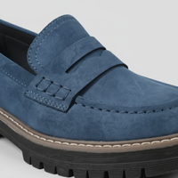 Mocasines ortopédicos con suela gruesa para mujer