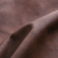Veste en cuir homme style motard à manches longues zippée