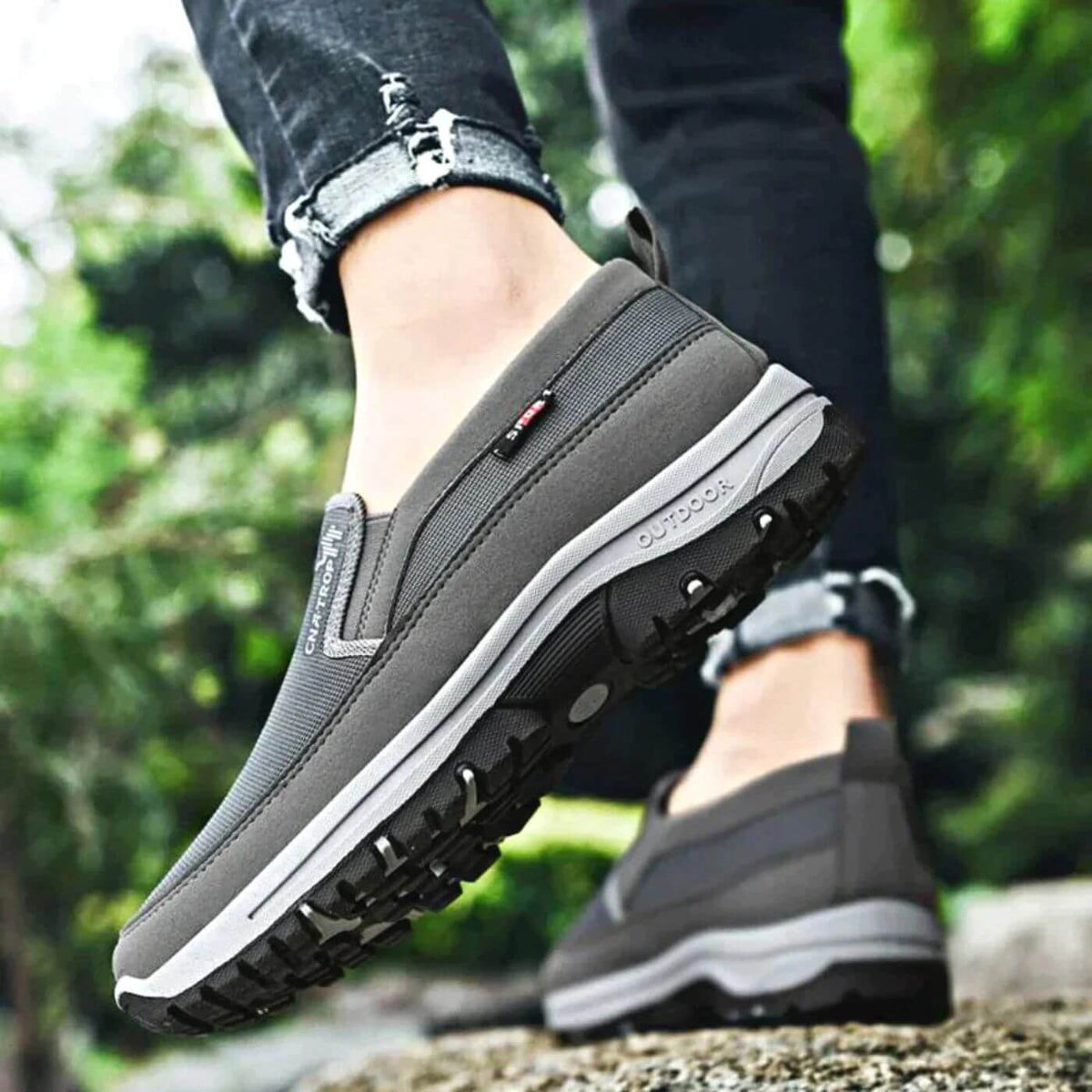 Chaussures homme orthopédiques à soutien ergonomique anti-choc