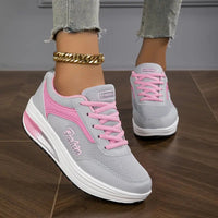 Chaussures pour femmes Semelle orthopédique amortissante Soutien stable Lacets Décontractées