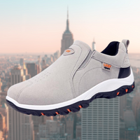 Men's Shoes Slip On Cushioned Sole Elastic Entry Non Slip Casual