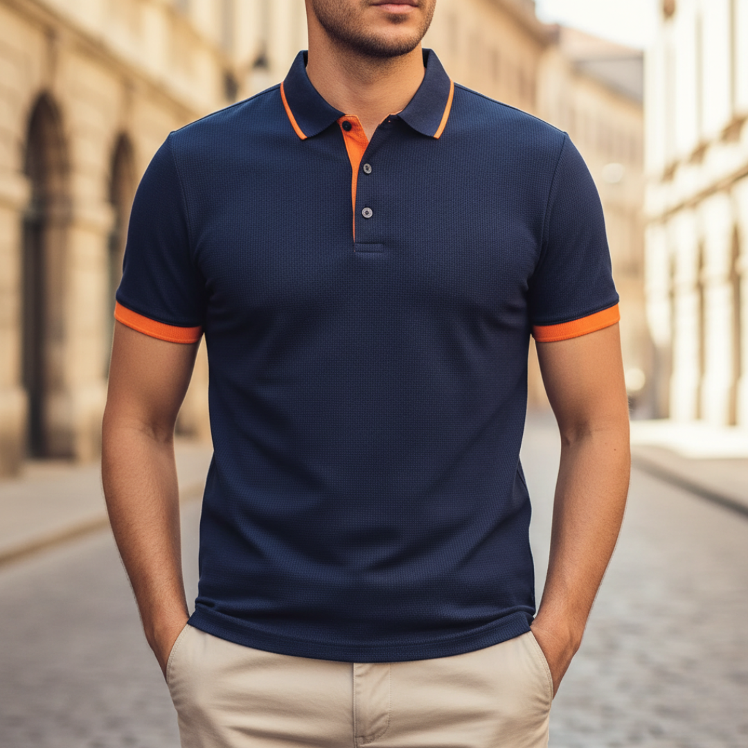 Polo à manches courtes pour homme