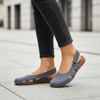 Sandales orthopédiques pour femmes, bout fermé, bride arrière