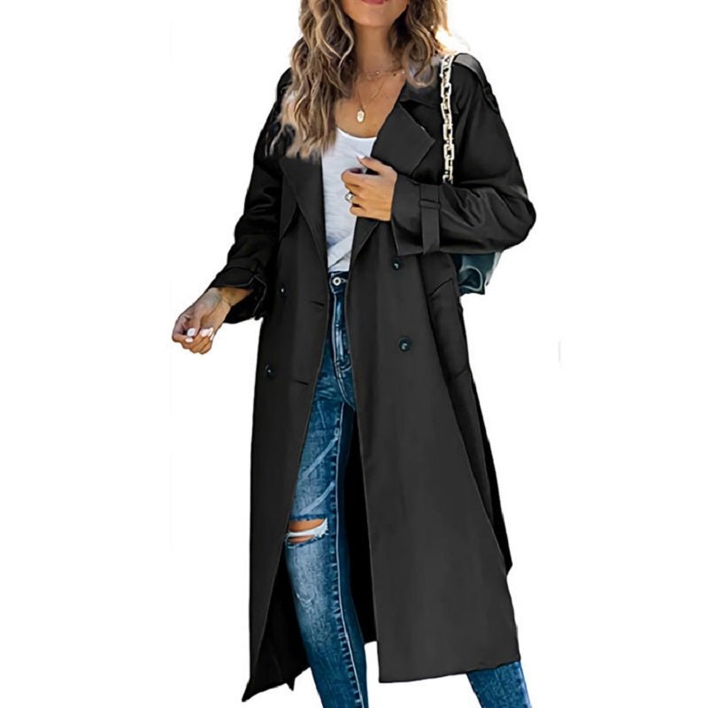 Classic Women's Trench Coat & Jacket Close Up