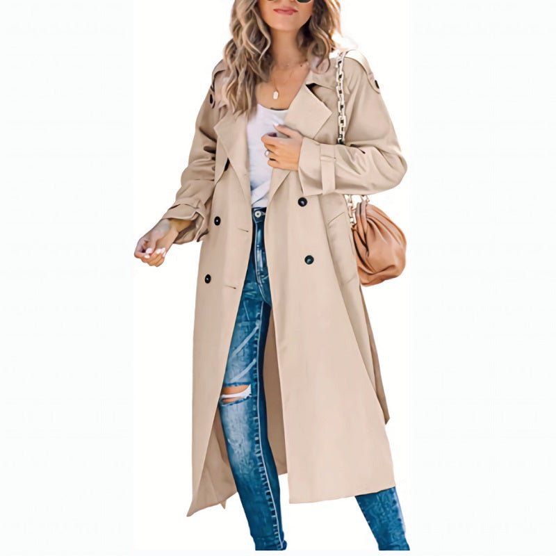 Classic Women's Trench Coat & Jacket Detail