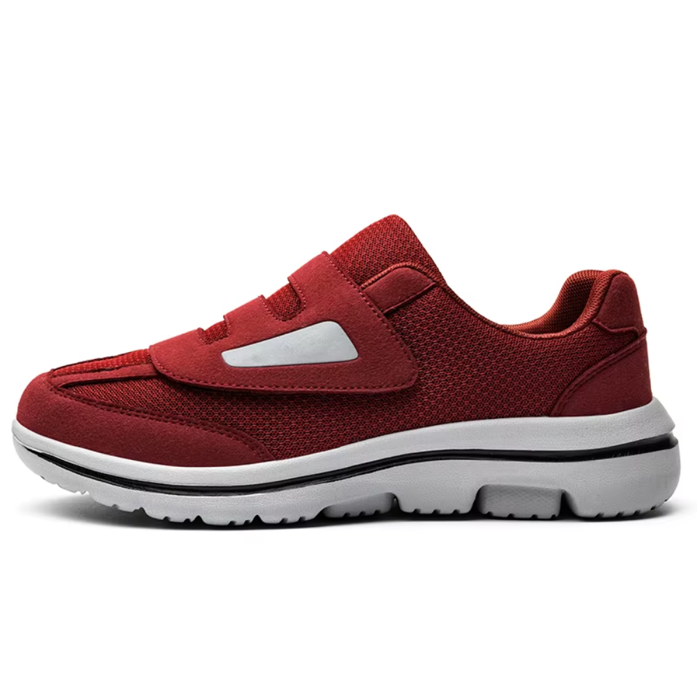 Men's Orthopedic Shoes Adjustable Breathable Mesh Slip-On Wide Fit Velcro Closure