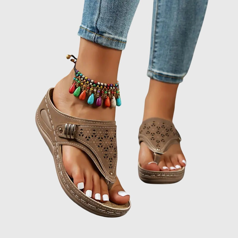 Sandalias ortopédicas para mujer con plantilla anatómica