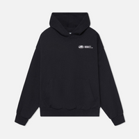 Sweat à capuche unisexe en mélange de coton, manches longues, poignets élastiques