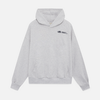 Sweat à capuche unisexe en mélange de coton, manches longues, poignets élastiques