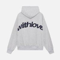 Sweat à capuche unisexe en mélange de coton, manches longues, poignets élastiques