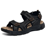 Sandalias ajustables para hombre | Costuras en contraste