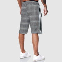 Men's Alpha Plaid Shorts | Side Stripe Back