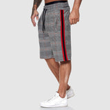 Men's Alpha Plaid Shorts | Side Stripe