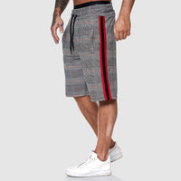 Men's Alpha Plaid Shorts | Side Stripe Hero