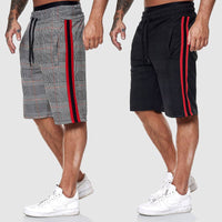 Men's Alpha Plaid Shorts | Side Stripe Lifestyle