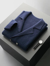 Men's Blazer-Style Cardigan Sweater | Button-Front Knit Lifestyle