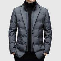 Men's Blazer-Style Piumino Jacket | Winter Puffer Front