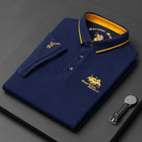 Polo brodé respirant pour homme