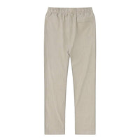 Men's Breathable Lightweight Linen Pants | Color-Block Close Up