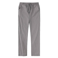 Men's Breathable Lightweight Linen Pants | Color-Block View 13