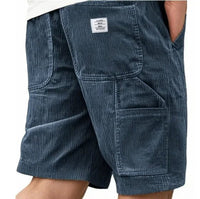 Men's Cargo Corduroy Shorts Pants Detail
