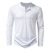 Men's Classic Cotton Henley | Slim Fit Full