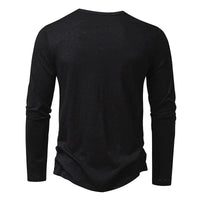 Men's Classic Cotton Henley | Slim Fit View 17
