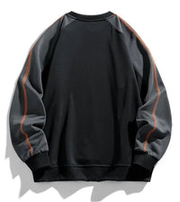 Men's Colorblock Sweatshirt | Raglan Sleeve Relaxed Fit Side