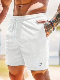 Men's Corduroy Shorts with Drawstring View 11