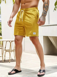 Men's Corduroy Shorts with Drawstring View 12
