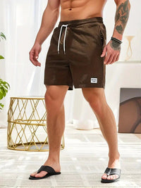 Men's Corduroy Shorts with Drawstring View 18