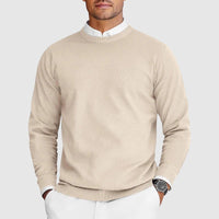 Men's Crew Neck Sweater | Casual Knit Detail