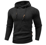 Sweat à capuche pour homme à cordon diagonal | Coupe slim décontractée