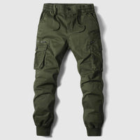 Men's Drawstring Cuffed Cargo Joggers | Relaxed Everyday Fit Side