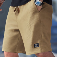 Men's Elegant Knit Shorts Pants Side