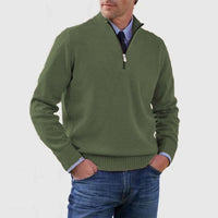 Men's Everyday Zip-Up Sweater | Quarter-Zip Mock Neck Fit Alternate