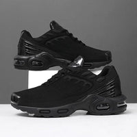 Men's Fin-Ridge Glide Sneakers | Breathable Mesh Cushioned Sole Back