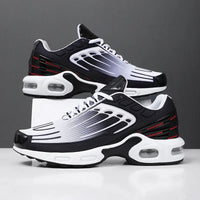 Men's Fin-Ridge Glide Sneakers | Breathable Mesh Cushioned Sole Hero
