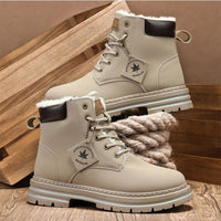Men's Fur Lined Insulated Snow Boots | Chunky Lug Sole View 18