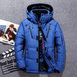 Parka impermeable térmica para hombre | Cortavientos con múltiples cremalleras para frío extremo