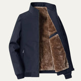 Men's Insulated Waterproof Winter Jacket | Stand Collar Thermal Coat