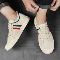 Men's Italiana Sneakers | Mesh Stripe Detail Close Up